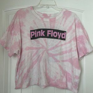 Pink Floyd Tie-Dye Cropped T-Shirt
